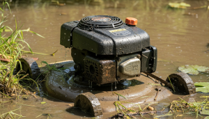 découvrez que faire en cas de moteur de tondeuse noyé, les étapes à suivre pour le réparer et le temps d'attente nécessaire avant de redémarrer en toute sécurité.