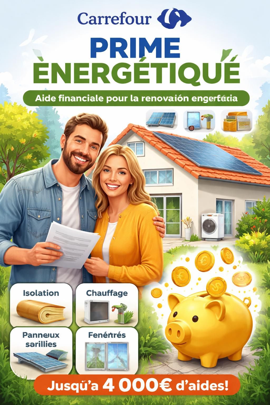 découvrez la prime énergétique carrefour pour économiser sur vos achats d'appareils économes en énergie et réduire votre facture d'électricité.