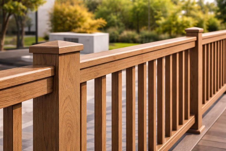 découvrez notre garde-corps en pvc imitation bois alliant esthétique naturelle et entretien facile, idéal pour sécuriser vos espaces avec élégance et durabilité.