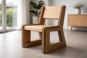 découvrez notre chaise en carton design, un meuble renforcé alliant originalité, légèreté et robustesse pour un intérieur moderne et écologique.