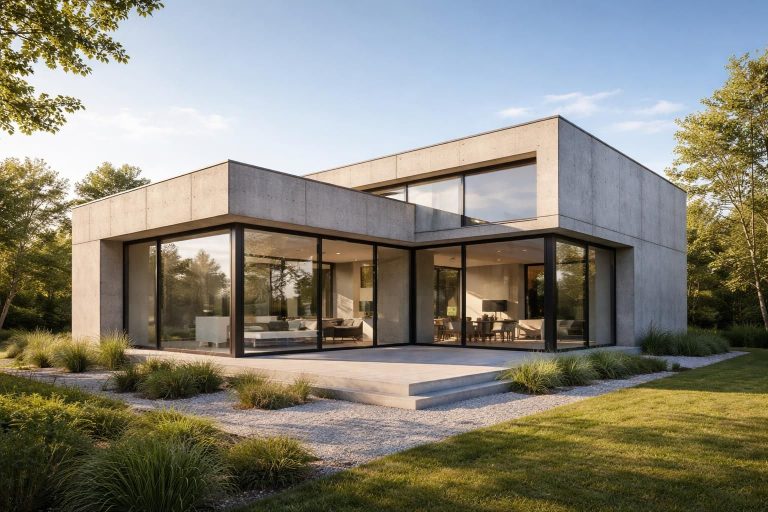 découvrez nos maisons préfabriquées en béton alliant robustesse, confort et design moderne pour une construction rapide et durable.