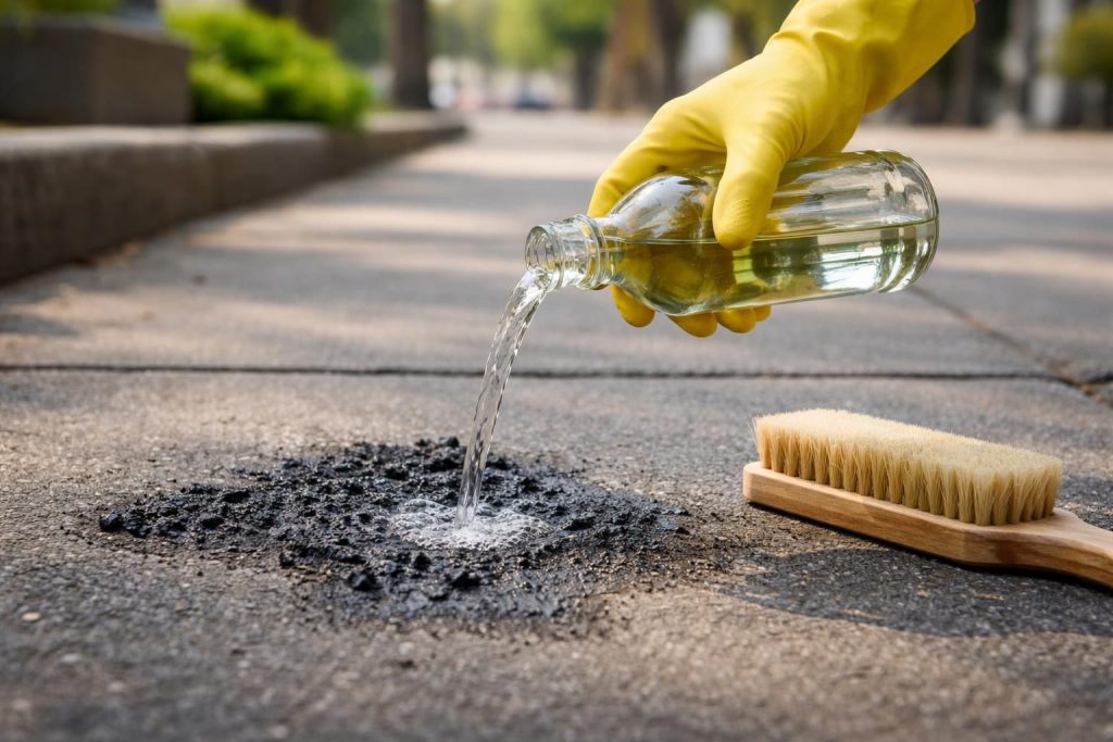 découvrez comment utiliser efficacement le vinaigre blanc pour enlever le goudron de manière simple et naturelle. astuces pratiques et conseils d'application.