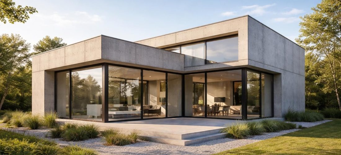 découvrez nos maisons préfabriquées en béton alliant robustesse, confort et design moderne pour une construction rapide et durable.