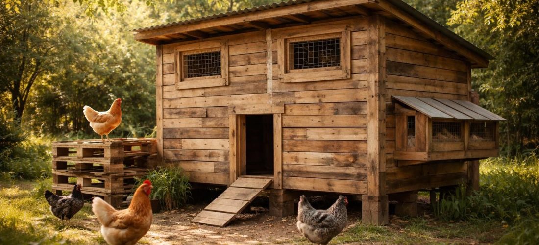 découvrez comment fabriquer un poulailler en palettes écologique et économique, parfait pour accueillir vos poules dans votre jardin.
