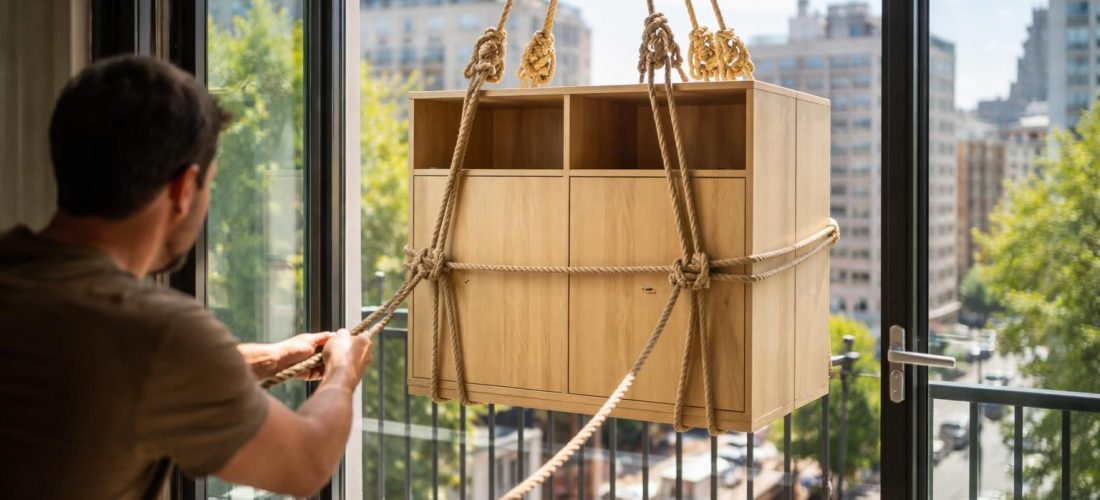 découvrez comment monter un meuble par la fenêtre en toute sécurité en utilisant des cordes. suivez nos conseils pratiques étape par étape pour réussir cette opération délicate sans effort ni dommage.